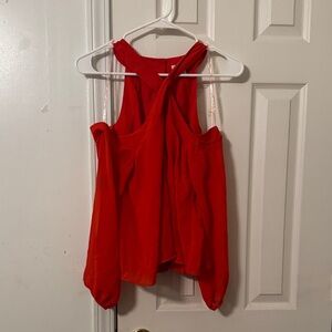 Bar III Vibrant Red Women's Blouse